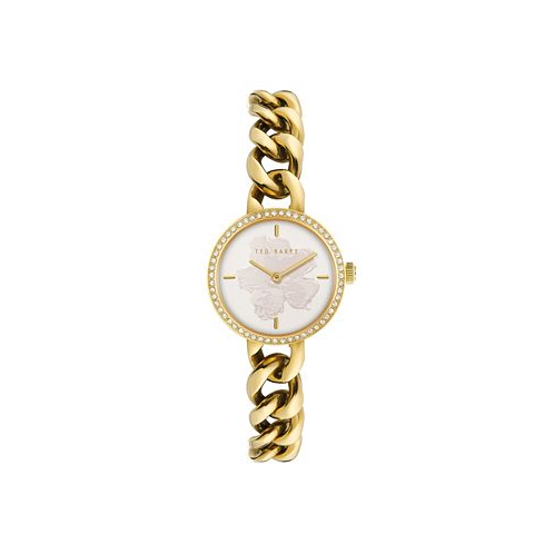 Ted Baker Womens Maiisie Gold-Tone Stainless Steel Bracelet Watch 28mm