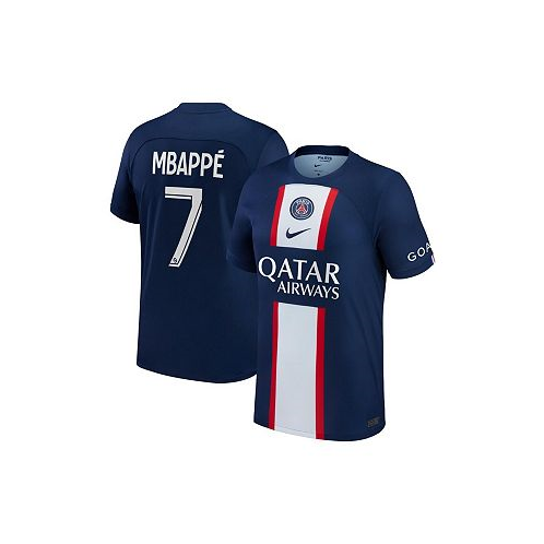Nike Mens Kylian Mbappe Blue Paris Saint-Germain 2022/23 Home Replica Player Jersey