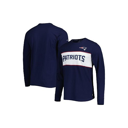 Tommy Hilfiger Mens Navy New England Patriots Peter Team Long Sleeve T-shirt