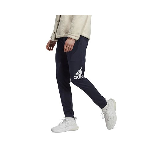 Adidas Mens Essentials Single Jersey Tapered Badge of Sport Joggers