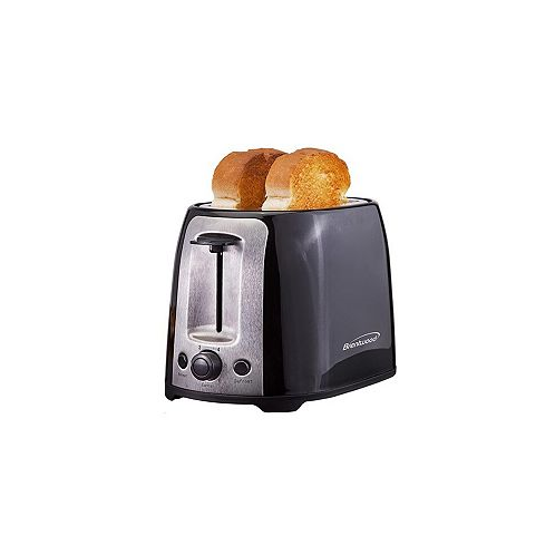 Brentwood Appliances Brentwood 2 Slice Cool Touch Toaster Black and Stainless Steel