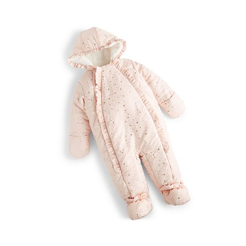 First Impressions Baby Girls Ruffled Snowsuit