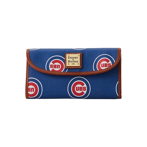 Dooney & Bourke Womens Chicago Cubs Sporty Monogram Continental Clutch