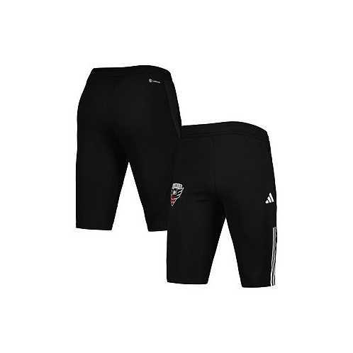 Adidas Mens Black D.C. United 2023 On-Field Training AEROREADY Half Pants