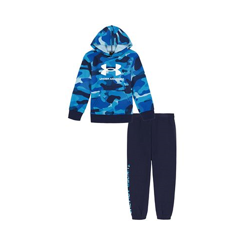 Under Armour Little Boys Big Logo Neo Camo Hoodie and Joggers Set