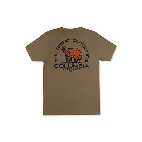 Columbia Mens Great Outdoors Bear Graphic T-Shirt