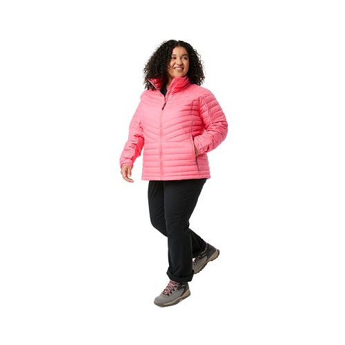 Columbia Plus Size Powder Lite Quilted Mock-Neck Puffer Coat