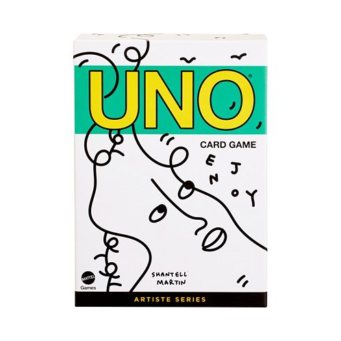 Mattel UNO Artiste Shantell Martin Card Game for Kids Adults and Family Night Collectible Deck