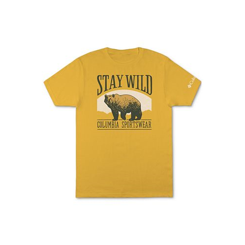 Columbia Mens Oso Stay Wild Logo Graphic T-Shirt