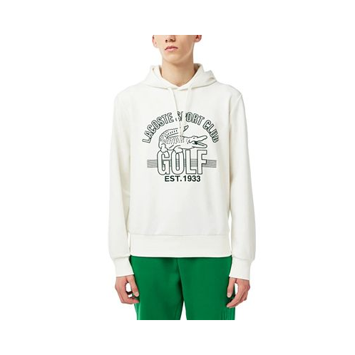Lacoste Mens Relaxed Fit Long Sleeve Golf Graphic Hoodie