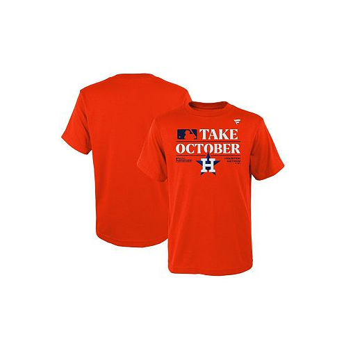Fanatics Big Boys Orange Houston Astros 2023 Postseason Locker Room T-shirt