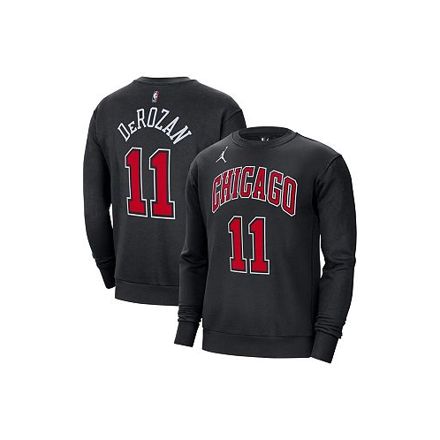 Jordan Mens DeMar DeRozan Black Chicago Bulls Statement Name and Number Pullover Sweatshirt