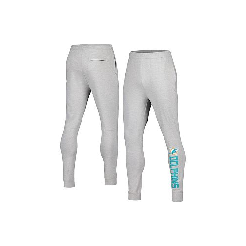 MSX by Michael Strahan Mens Gray Miami Dolphins Lounge Jogger Pants