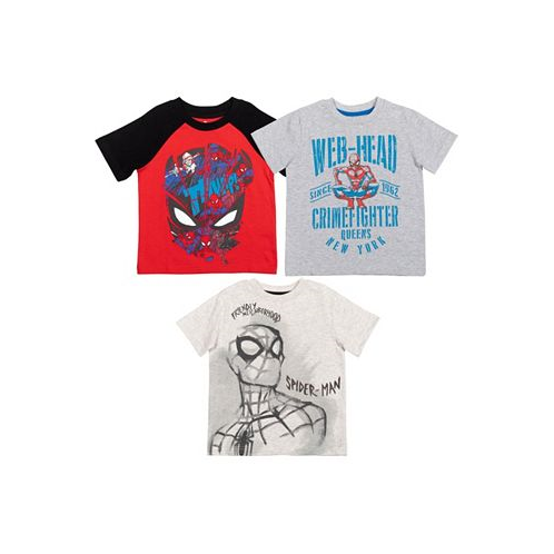 Marvel Spider-Man Spider-Gwen Miles Morales 3 Pack T-Shirts Toddler |Child Boys