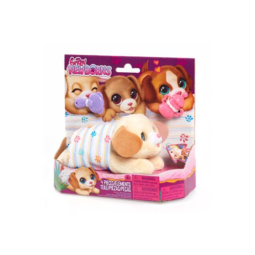 FurReal Friends Newborns Puppy Interactive Pet Small Plush Puppy with Sounds and Motion
