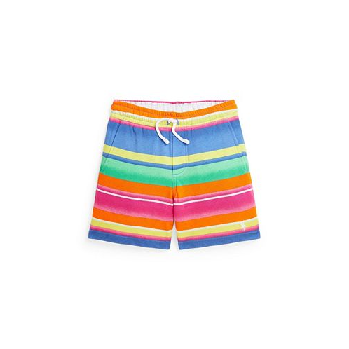 Polo Ralph Lauren Toddler and Little Boys Striped Spa Terry Shorts