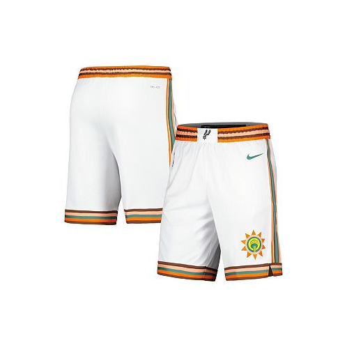 Nike Mens White San Antonio Spurs 2023/24 City Edition Swingman Shorts