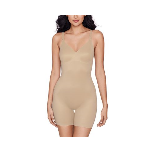 Miraclesuit Shapewear Womens Show Stopper Low Back All-In-One Bike Short 2442