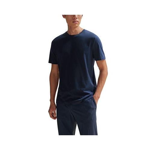 Hugo Boss Mens Slim-Fit Short-Sleeved T-Shirt