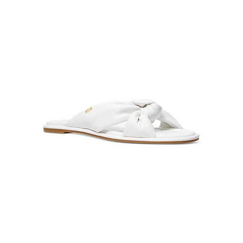 Michael Kors MMK Elena Slip-On Knotted Slide Sandals