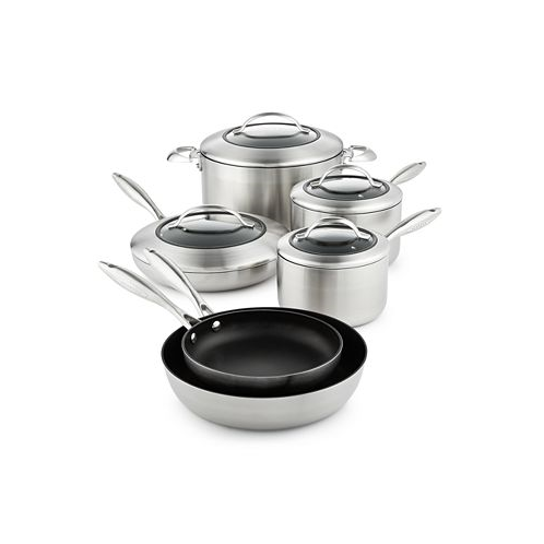 SCANPAN CTX 10-Piece Nonstick Cookware Set Induction Suitable Black