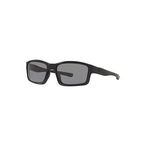 Oakley Mens Rectangle Sunglasses OO9247 57 Chainlink