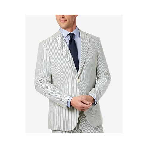 POLO Ralph Lauren Mens UltraFlex Classic-Fit seersucker Cotton Sport Coat
