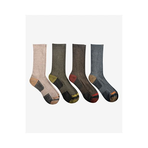 Timberland Mens Crew Socks Pack of 4