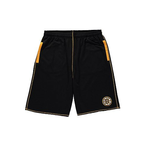Profile Mens Black Boston Bruins Big and Tall French Terry Shorts