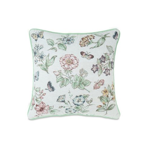 Lenox Butterfly Meadow Tapestry Toss Pillow 18 x 18”