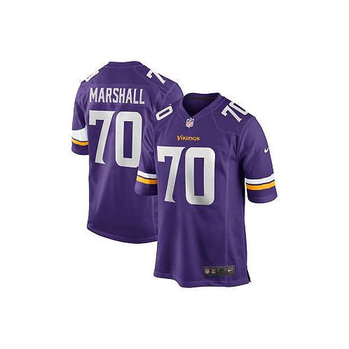 Nike Mens Jim Marshall Purple Minnesota Vikings Game Retired Player Jersey