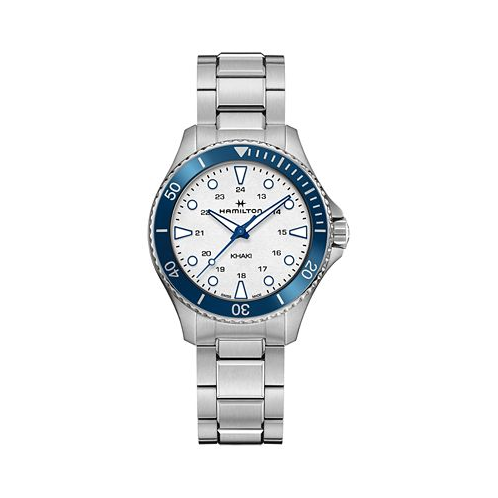 Hamilton Womens Swiss Khaki Navy Scuba Stainless Steel Bracelet Watch 37mm