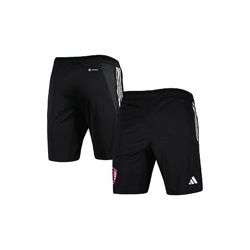 Adidas Mens Black St. Louis City SC 2023 On-Field AEROREADY Training Shorts
