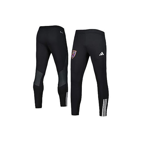Adidas Mens Black Real Salt Lake 2023 On-Field Team Crest AEROREADY Training Pants