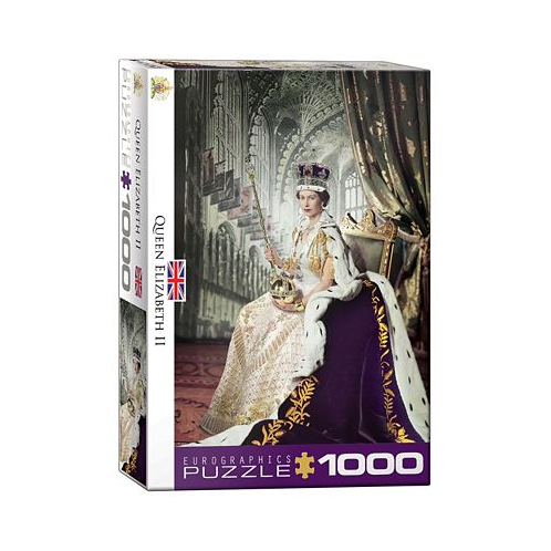 University Games Eurographics Incorporated Queen Elizabeth II Jigsaw Puzzle 1000 Pieces