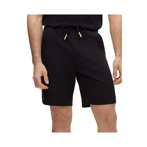 Hugo Boss Mens Embroidered Logo Regular-Fit Shorts