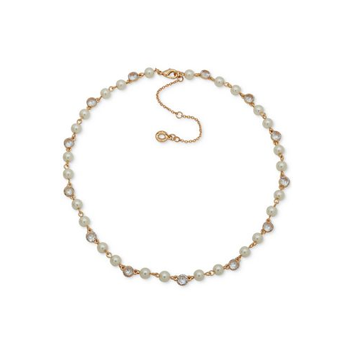 Anne Klein Silver-Tone Collar Necklace 16 + 3 extender
