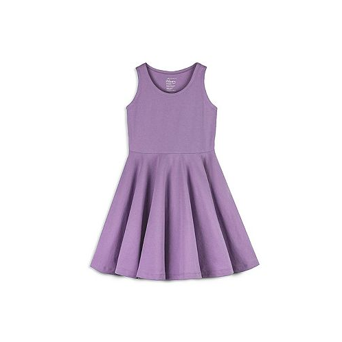 Mightly Girls Fair Trade Organic Cotton Solid Sleeveless Twirl Dress