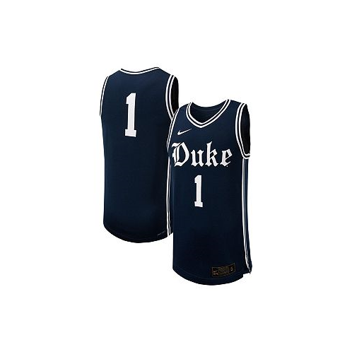 Nike Mens #1 Black Duke Blue Devils Replica Basketball Jersey