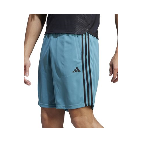 Adidas Mens Train Essentials Classic-Fit AEROREADY 3-Stripes 10 Training Shorts