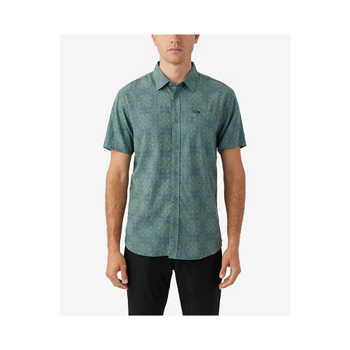 ONeill Mens Oasis Standard-Fit Botanical-Print Button-Down Shirt