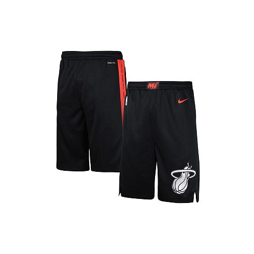 Nike Big Boys Black Miami Heat 2023/24 City Edition Swingman Performance Shorts