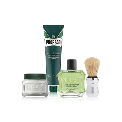 Proraso 4-Pc. Shave Essentials Set With Refresh Formula For All Skin & Beard Types