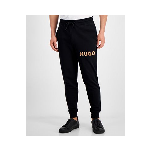 HUGO Mens Regular-Fit Logo Sweatpants