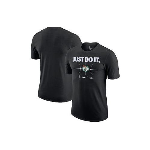 Nike Mens Black Boston Celtics Just Do It T-shirt