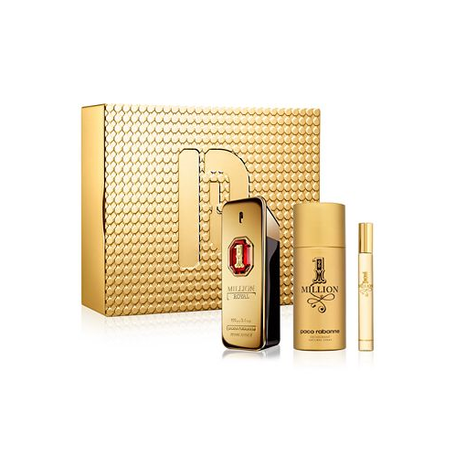 Rabanne Mens 3-Pc. 1 Million Royal Parfum Gift Set