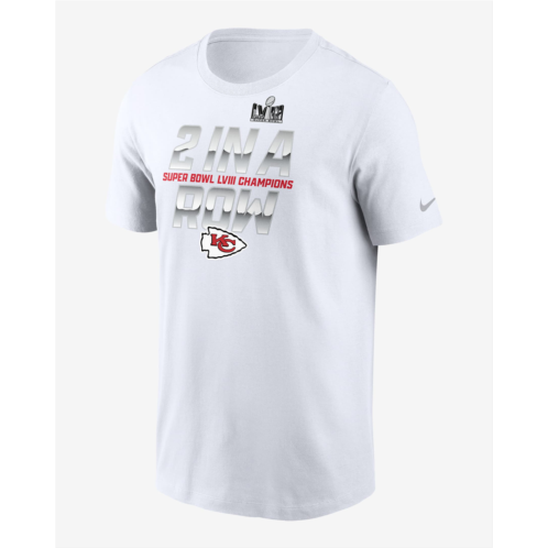 Kansas City Chiefs Super Bowl LVIII Champions 2 in a Row Mens Nike NFL T-Shirt