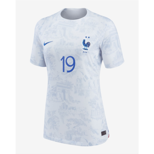 France National Team 2022/23 Stadium Away (Karim Benzema) Womens Nike Dri-FIT Soccer Jersey
