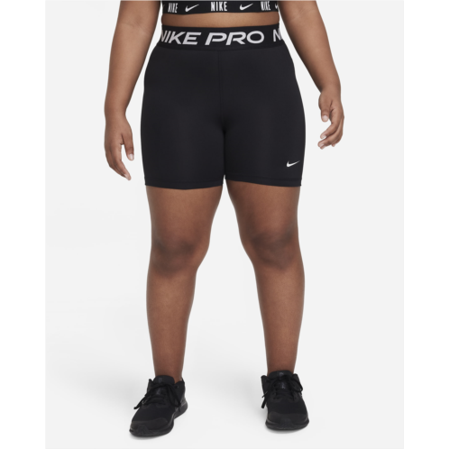 Nike Pro Big Kids (Girls) Dri-FIT 5 Shorts (Extended Size)