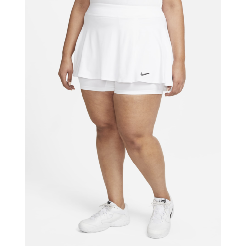 NikeCourt Dri-FIT Victory Womens Flouncy Tennis Skirt (Plus Size)